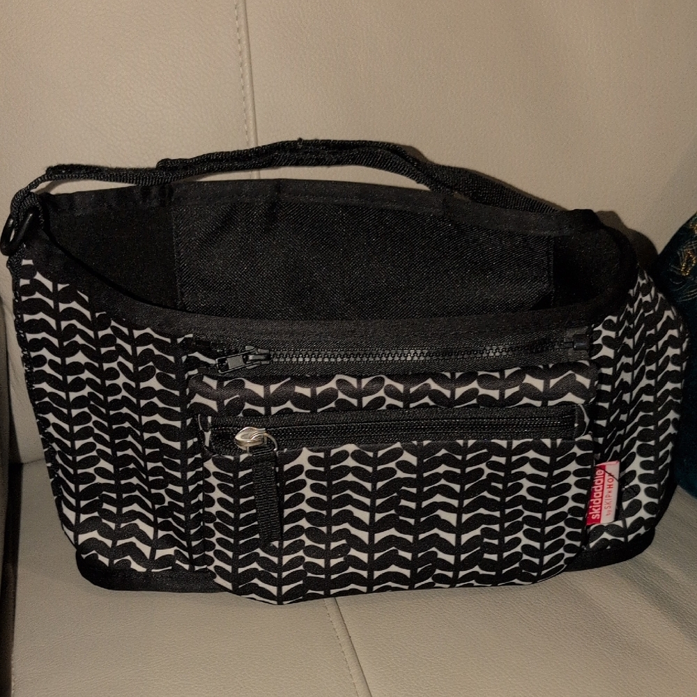 Stylish Black and White Bag